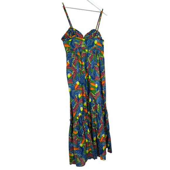 NWT Farm Rio Sweetheart Printed Maxi Dress Size Small - Picture 8 of 15